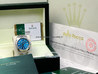 Rolex Milgauss 116400GV Green Crystal Blue Dial