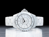 Chanel J12 White Ceramic H1629 White Diamond Dial