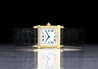 Cartier Tank Chinoise Lady Gold Watch 0116 White Roman Dial