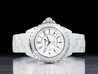 Chanel J12 White Ceramic H0969 White Arabic Dial Diamonds Bezel