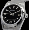 Rolex Oyster Perpetual 31 Oyster Bracelet Black Arabic 3-6-9 Dial 77080 