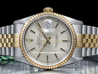  Rolex Datejust 16233 Jubilee Bracelet Silver Dial