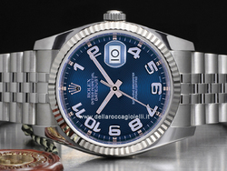 Rolex Datejust 116234 Jubilee Bracelet Blue Arabic Dial