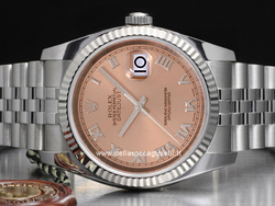 Rolex Datejust 126234 Jubilee Bracelet Pink Roman Dial