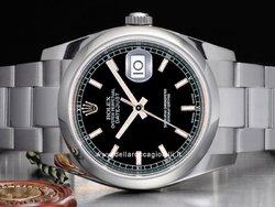 Rolex Datejust 126200 Oyster Bracelet Black Dial