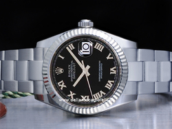 Rolex Datejust Medium Lady 31 278274 Oyster Bracelet Black Dial