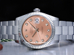 Rolex Datejust Medium Lady 31 178274 Oyster Bracelet Pink Diamonds Dial