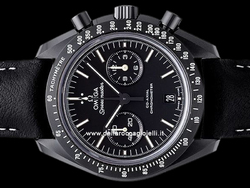 Omega Speedmaster Moonwatch Pitch Black Co-Axial Chronograph 31192445101004 Black Dial