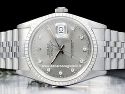 Rolex Datejust 36 Jubilee Bracelet Grey Diamonds Dial 16220