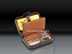 Scatola del Tempo Trousse Leather Watch Tool Case